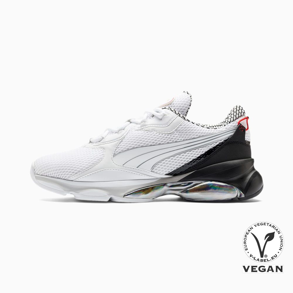 Puma CELL Dome Galaxy Férfi Sportcipő - Fehér/Fekete ( Hungary - WDJUF2346 )